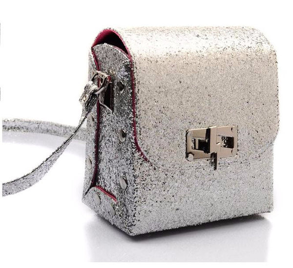 Silver Glitter Bag