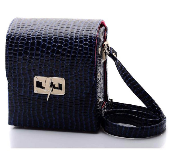 Crocodile Blue Marine Bag