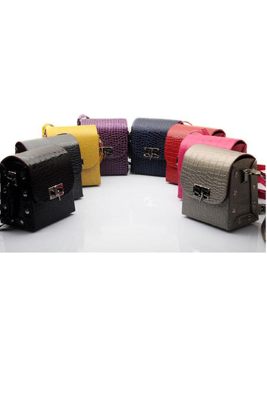 Crocodile Blue Marine Bag