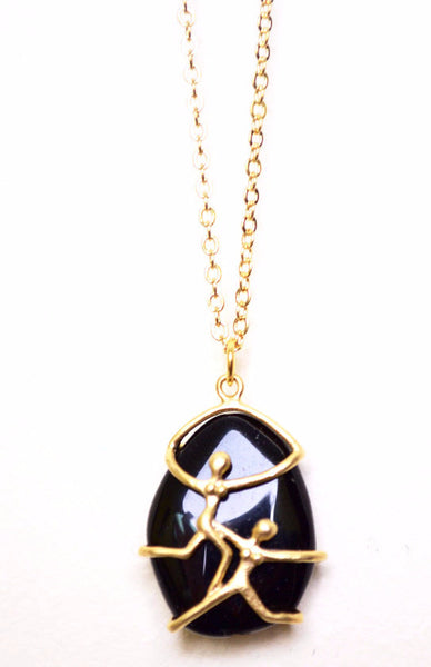 People Black Necklace