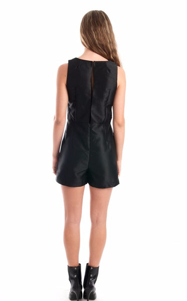 Night Glow Black Romper