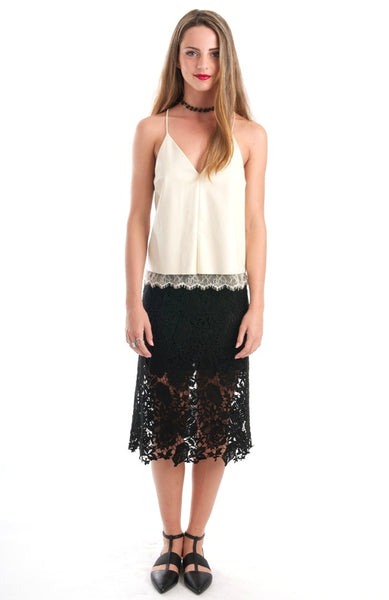 Sienna Leather Cami Top