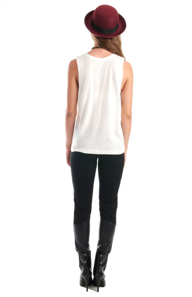 Hybrid Moto Black Leather Insert Leggings