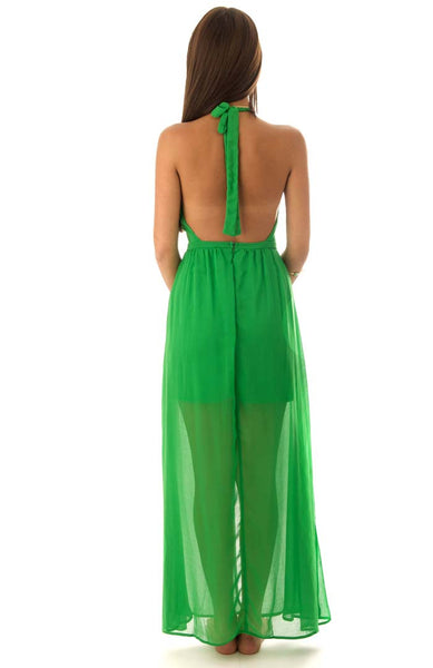 Goddess Maxi Dress - Green