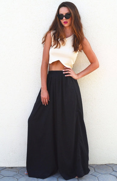 Lauren Black Wide Trousers