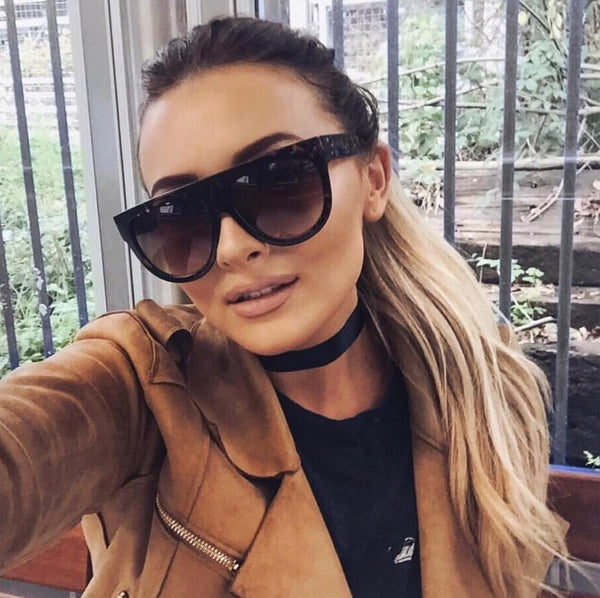 Sandra Oversized FlatTop Sunglasses - 3 colors