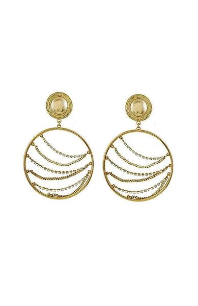  Layers Of Joy Gold Large Hoops Earrings