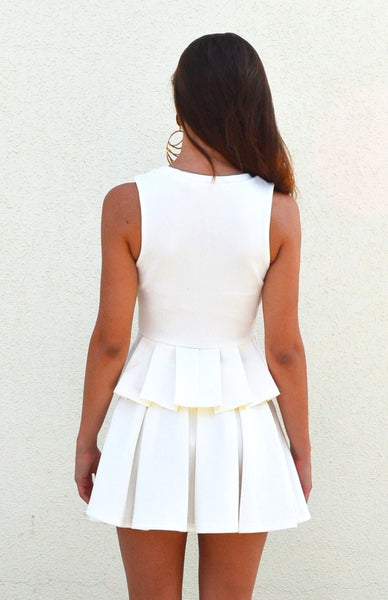 Iggy White Neoprene Top
