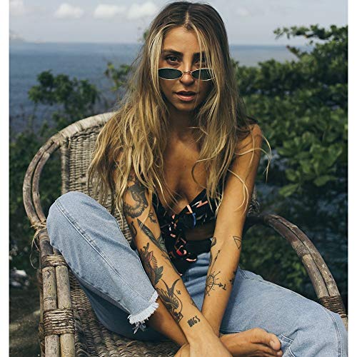 Sierra Skinny Oval Metal Sunglasses - 4 colors