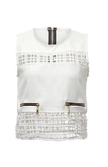 Zip Cage Top